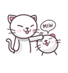 MIW MIW ユーモアミルク猫（個別スタンプ：3）