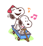 SNOOPY ＆ BELLE（個別スタンプ：40）