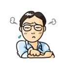 一般ピープル系男子2 メガネくん（個別スタンプ：13）