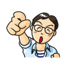 一般ピープル系男子2 メガネくん（個別スタンプ：17）