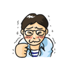 一般ピープル系男子2 メガネくん（個別スタンプ：22）