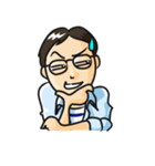 一般ピープル系男子2 メガネくん（個別スタンプ：33）
