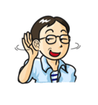 一般ピープル系男子2 メガネくん（個別スタンプ：36）