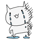 Surprise！！ Stupid cat coming！！（個別スタンプ：2）