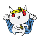 Surprise！！ Stupid cat coming！！（個別スタンプ：11）