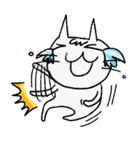 Surprise！！ Stupid cat coming！！（個別スタンプ：17）