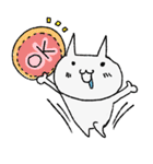 Surprise！！ Stupid cat coming！！（個別スタンプ：21）