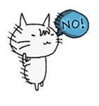 Surprise！！ Stupid cat coming！！（個別スタンプ：22）
