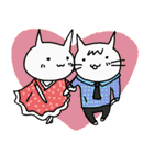 Surprise！！ Stupid cat coming！！（個別スタンプ：32）