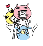 Surprise！！ Stupid cat coming！！（個別スタンプ：39）