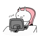 Surprise！！ Stupid cat coming！！（個別スタンプ：40）