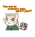 CHONMAGE TAIL -EDO CATS-(ENGLISH)（個別スタンプ：10）