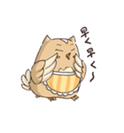 フクロウバスケット～お母さんの言葉～（個別スタンプ：37）
