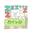 あにまるタイル 日本語ver.（個別スタンプ：19）