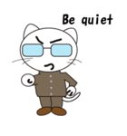 Serious cat GARIO（個別スタンプ：3）