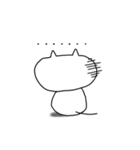 しろねこ（個別スタンプ：10）