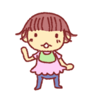 ラブリーくみちゃん（個別スタンプ：1）