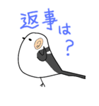 よく使う会話用スタンプ(シマエナガ版)（個別スタンプ：12）