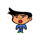 リーゼントくん（個別スタンプ：7）