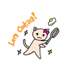 リボンにゃんこ（個別スタンプ：14）