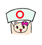 リボンにゃんこ（個別スタンプ：30）