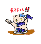 リボンにゃんこ（個別スタンプ：40）