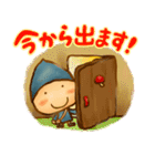 小人さんときのこ（その2）（個別スタンプ：1）