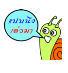 Didi Snail (THAI)（個別スタンプ：40）