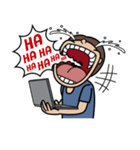 Lek's Laptop Time, I am Programmer（個別スタンプ：6）