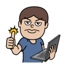 Lek's Laptop Time, I am Programmer（個別スタンプ：12）