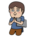 Lek's Laptop Time, I am Programmer（個別スタンプ：14）