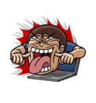 Lek's Laptop Time, I am Programmer（個別スタンプ：25）