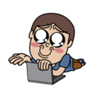 Lek's Laptop Time, I am Programmer（個別スタンプ：27）