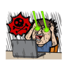 Lek's Laptop Time, I am Programmer（個別スタンプ：28）