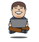 Lek's Laptop Time, I am Programmer（個別スタンプ：35）