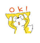 キツネのスタンプ（個別スタンプ：1）