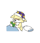キツネのスタンプ（個別スタンプ：14）