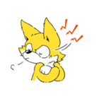 キツネのスタンプ（個別スタンプ：16）