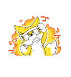 キツネのスタンプ（個別スタンプ：21）