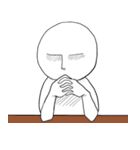 白い人型（個別スタンプ：21）