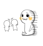 白い人型（個別スタンプ：24）