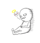 白い人型（個別スタンプ：28）