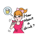 Please, Kanako！ (English ver.)（個別スタンプ：17）