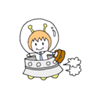 かわいい宇宙人スタンプ（個別スタンプ：12）