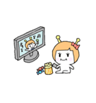 かわいい宇宙人スタンプ（個別スタンプ：13）