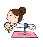 Mommy with Her Newborn（個別スタンプ：22）