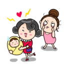 Mommy with Her Newborn（個別スタンプ：24）