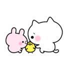しろいねこと仲間たち（個別スタンプ：25）