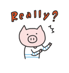 Hello！ ブタくん（個別スタンプ：21）
