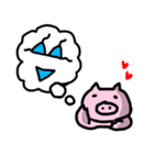 ダイエットをするブタさん（個別スタンプ：32）